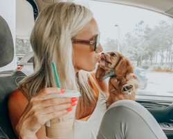 She is also a mother to a cute little dog besides her five children.